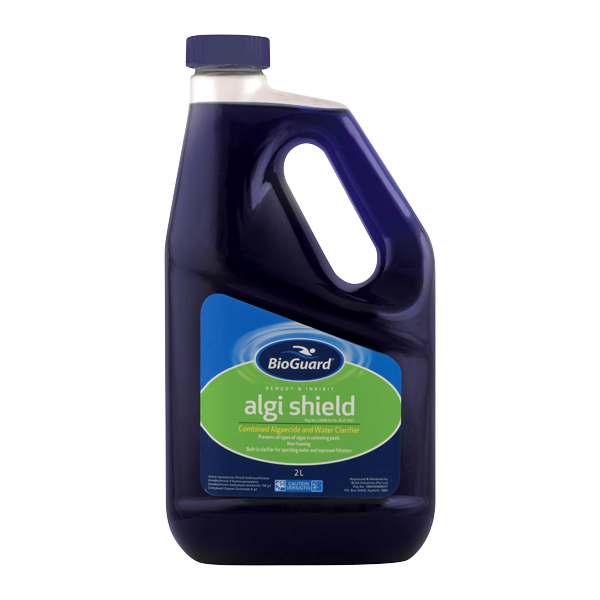 6008125001852_Str.png Pool Algae Prevention And Clarifier Bioguard Algi Shield 2Lt - Image 1