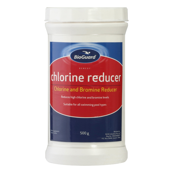 6008125001883_Str.png Pool Chlorine Reducer Bioguard – 500G - Image 1