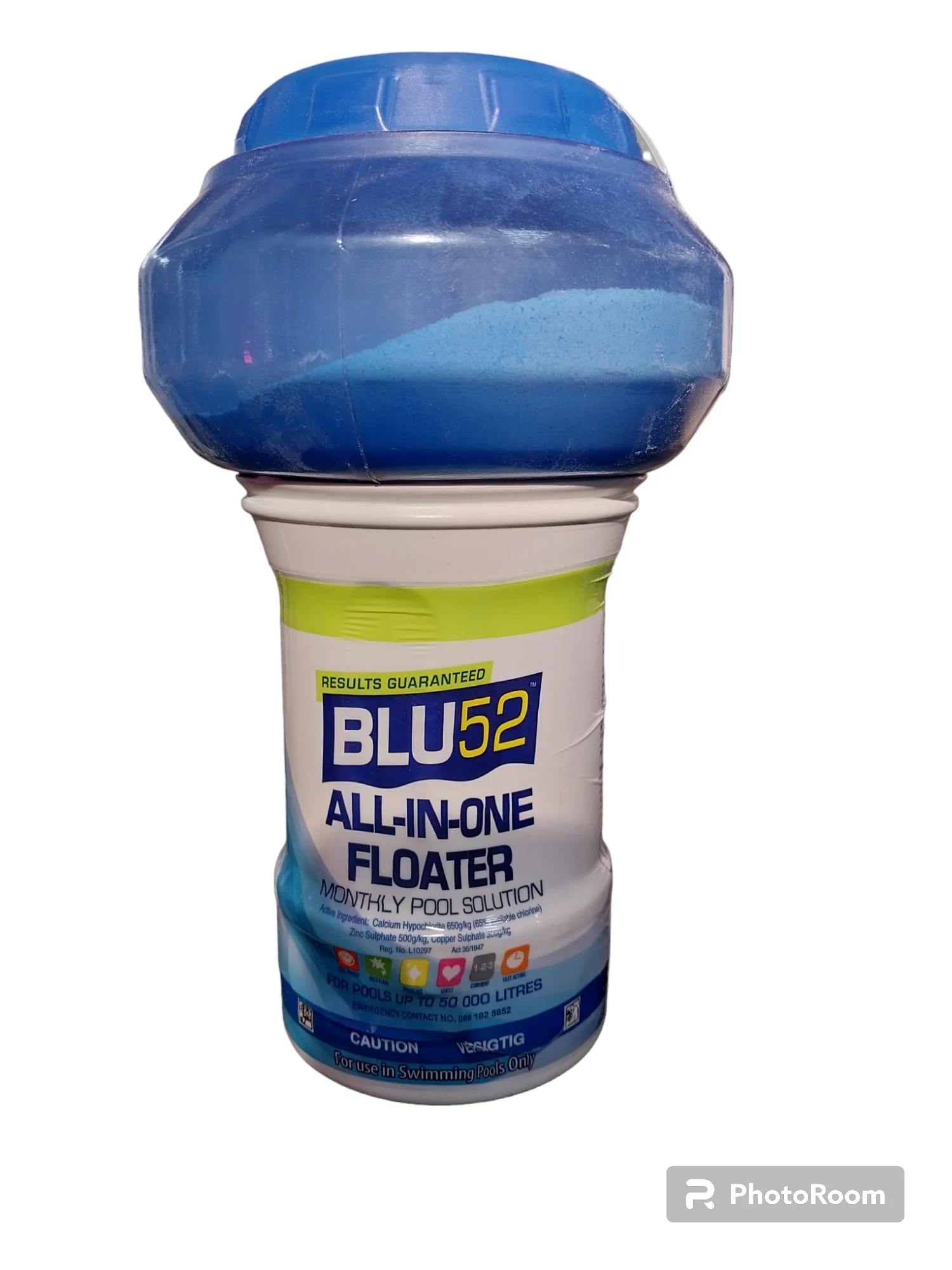 Blu52-All-In-One-Floater-1.2kg-2.png Pool Floater Blu52 All-In-One 1.2Kg - Image 1