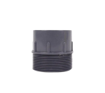 Pool Fitting PVC 50mm ID X 2″ Male Threaded Adaptor (27) (Black)