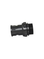 Pool Fitting PVC Union 50mm 2″Male Thread Aquamax (Black) - Image 2