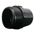 Pool Fitting PVC 50 Male Glued X 1 1/2″ Male Threaded Adaptor (16B) - Image 3