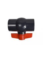Pool Fitting PVC Ball Valve Glued No Union 63mm - Image 2