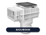 Pool Weir Badu®Skim Complete Weir Gunite Large White/Terracotta - Image 2